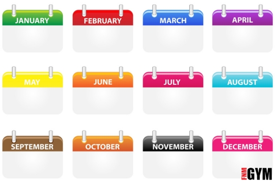 monthly calendar